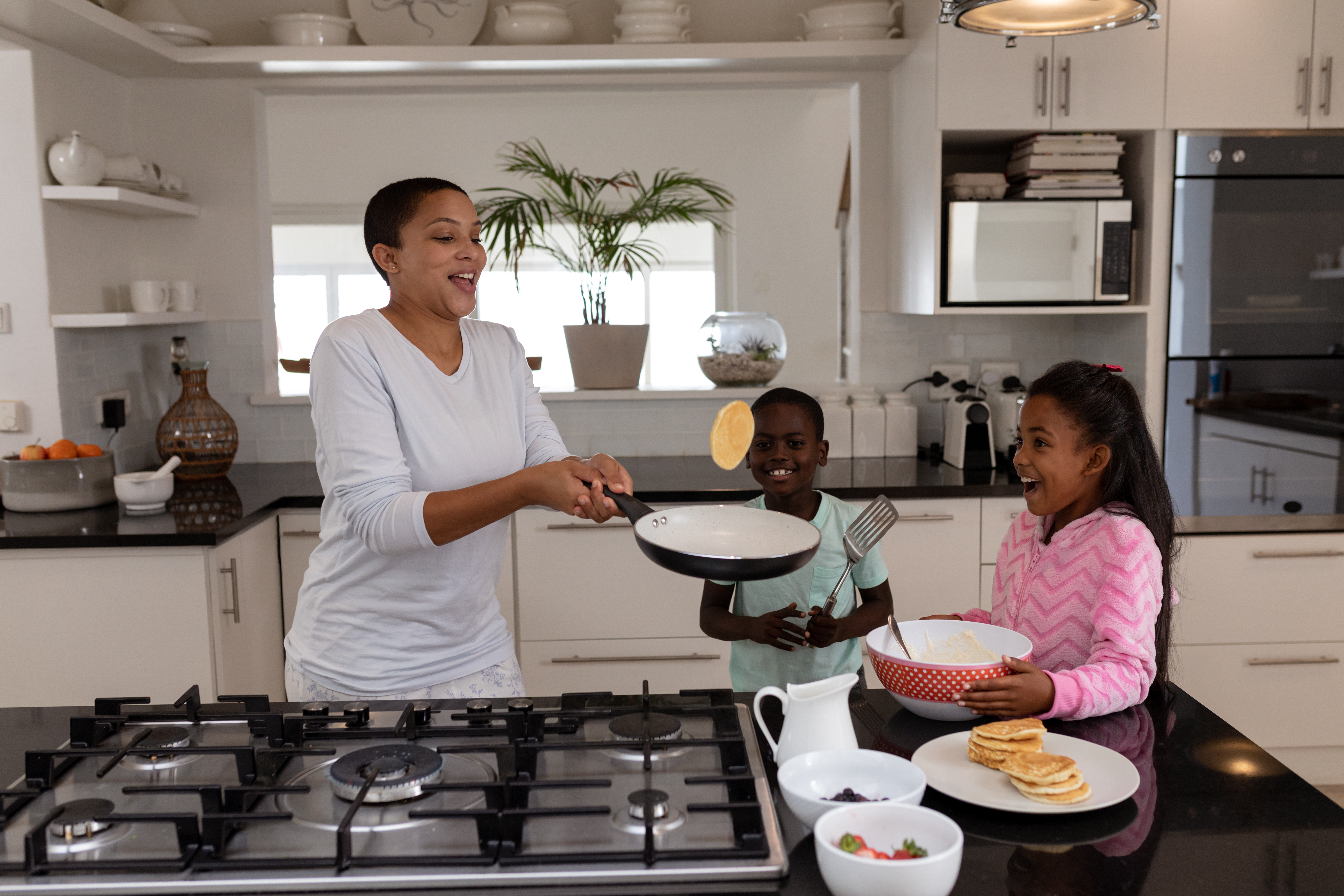 family cooking